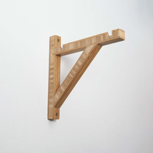 Bamboo Wall mount attached to a wall