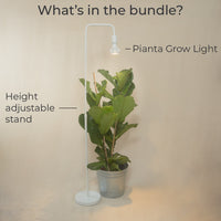 Whats in the bundle? Pianta grow light and Height adjustable stand image